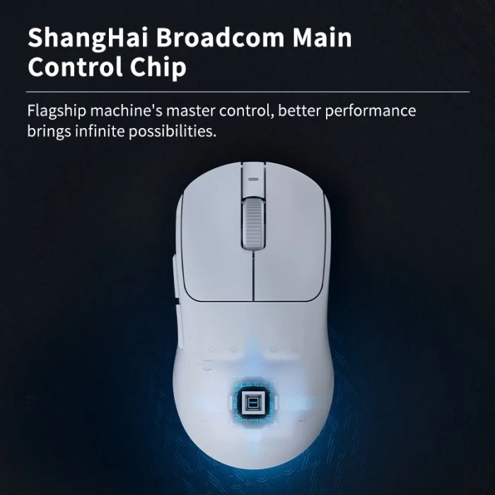 Ajazz AJ199 Max / AJ-199 Max Wireless Gaming Mouse 3in1 Connection - Gambar 3