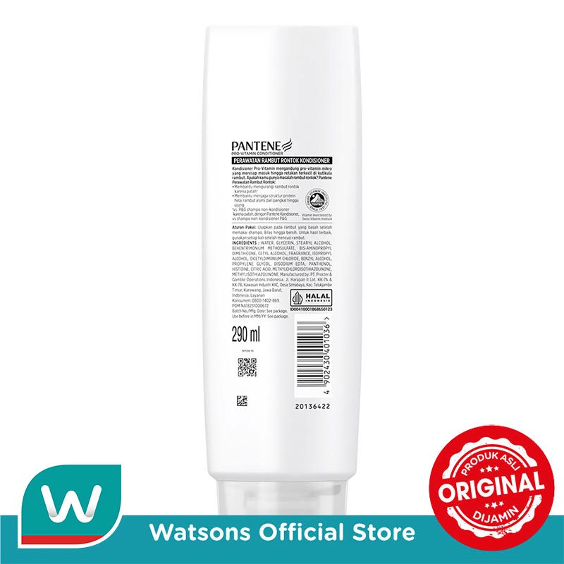 Pantene PRO-V Conditioner Hair Fall Control 290ml - Perawatan Rambut Rontok - Gambar 3