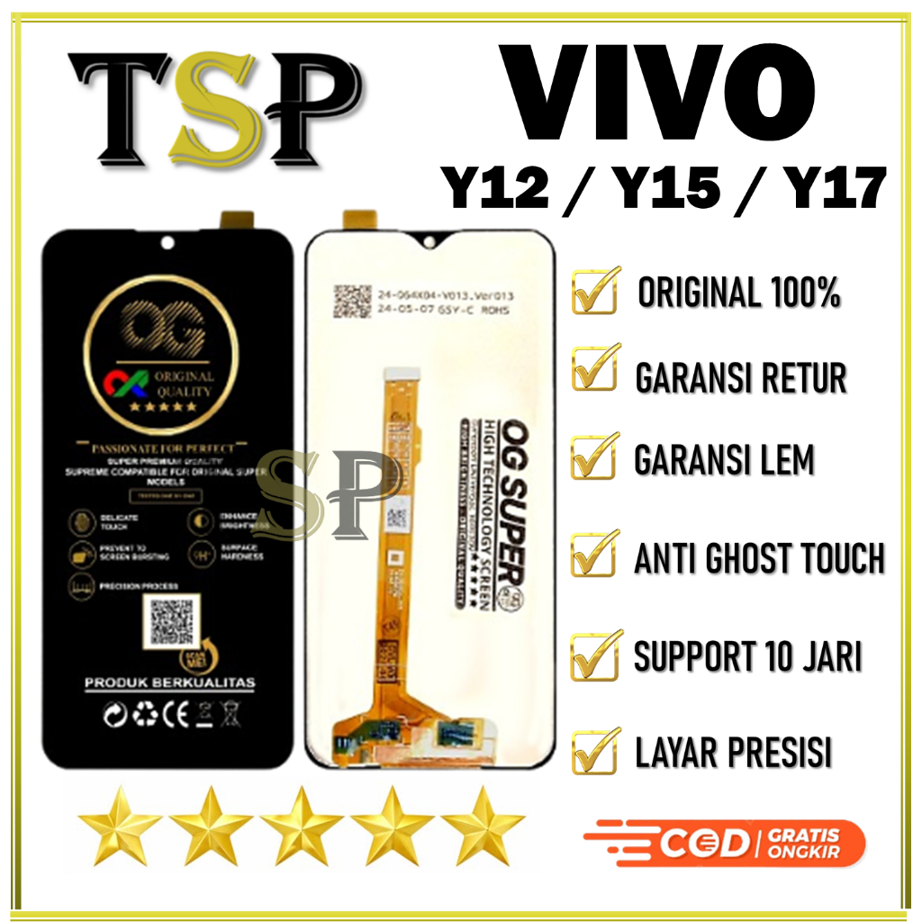 LCD VIVO Y12 / Y15 / Y17 ORIGINAL 100% NEW FULLSET