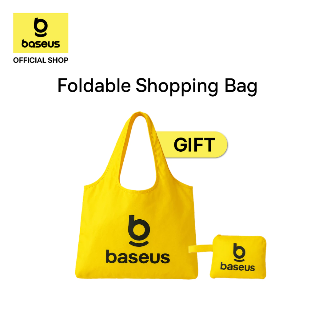 Baseus Shopping Bag Yellow Color Portable & Foldable