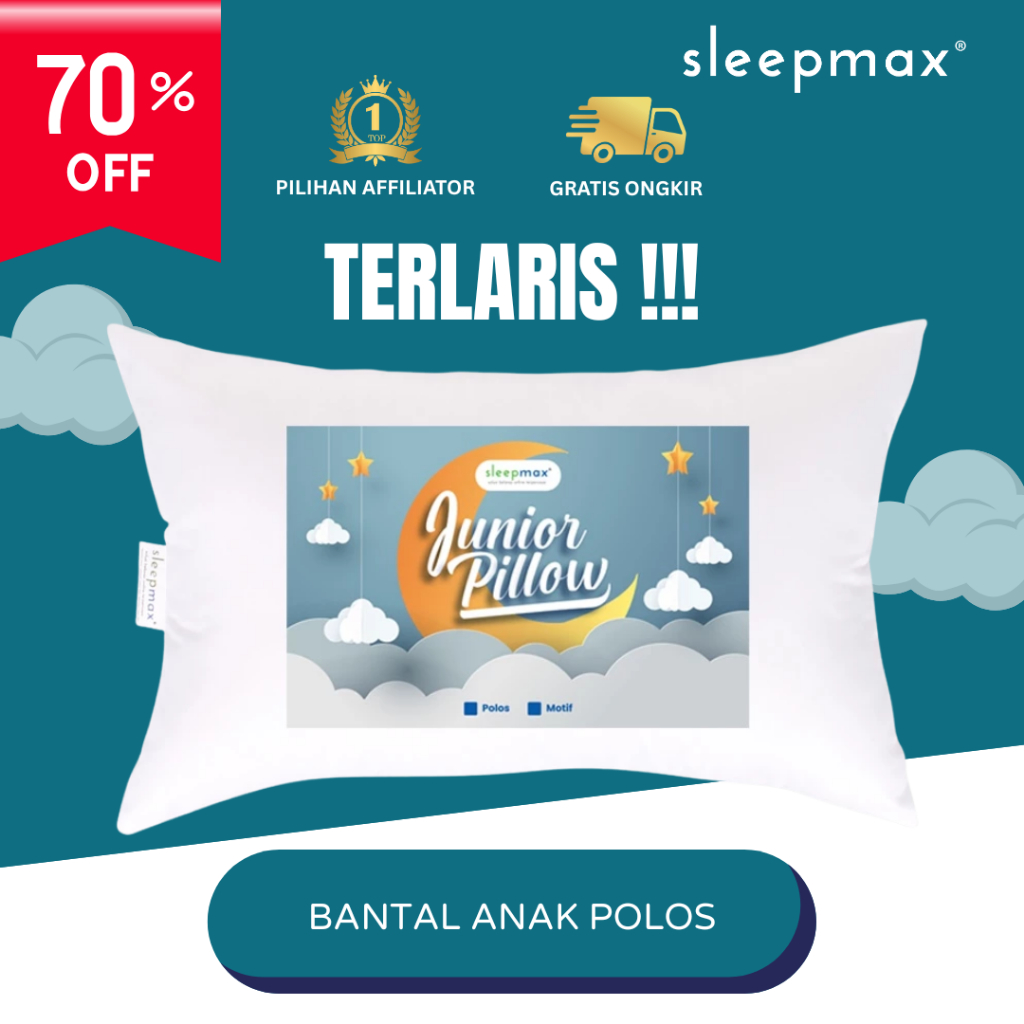 Bantal Tidur Anak Junior Pillow Sleepmax