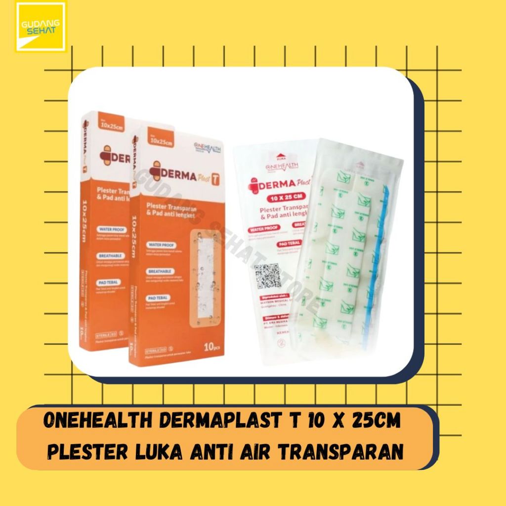 Onehealth Dermaplast Wound Plaster T 10x25 cm Waterproof Plaster ...