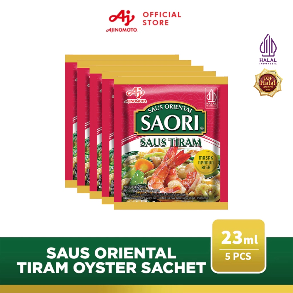SAORIÂ® Saus Tiram 5pcs Rasa Gurih Manis Asin