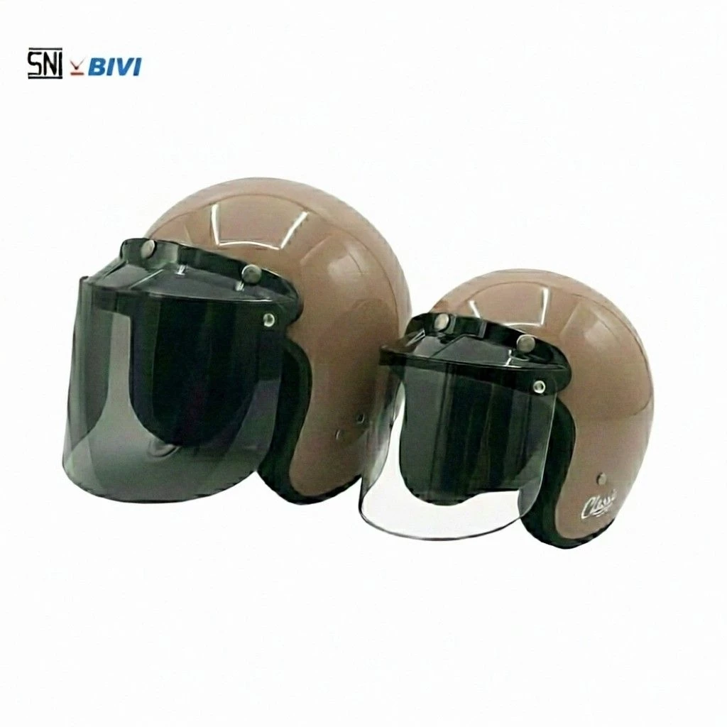 Helm Bogo Half Face BIVI KLASIK Full Face Retro Dengan Desain Classic dan Nyaman Maksimal - Gambar 3