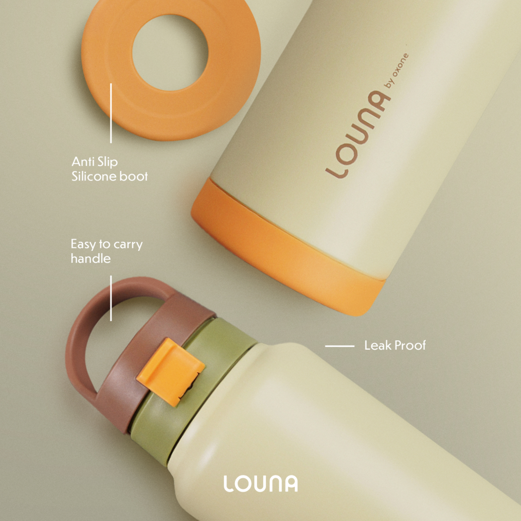 Louna LO502 Peak Traveler’s Bottle – 1000ml (Moss / Forest) - Gambar 2