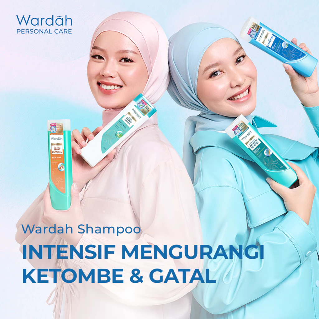 Wardah Shampoo - Mengandung ScentLock Fragrance - Wangi Tahan Lama - Personal Care