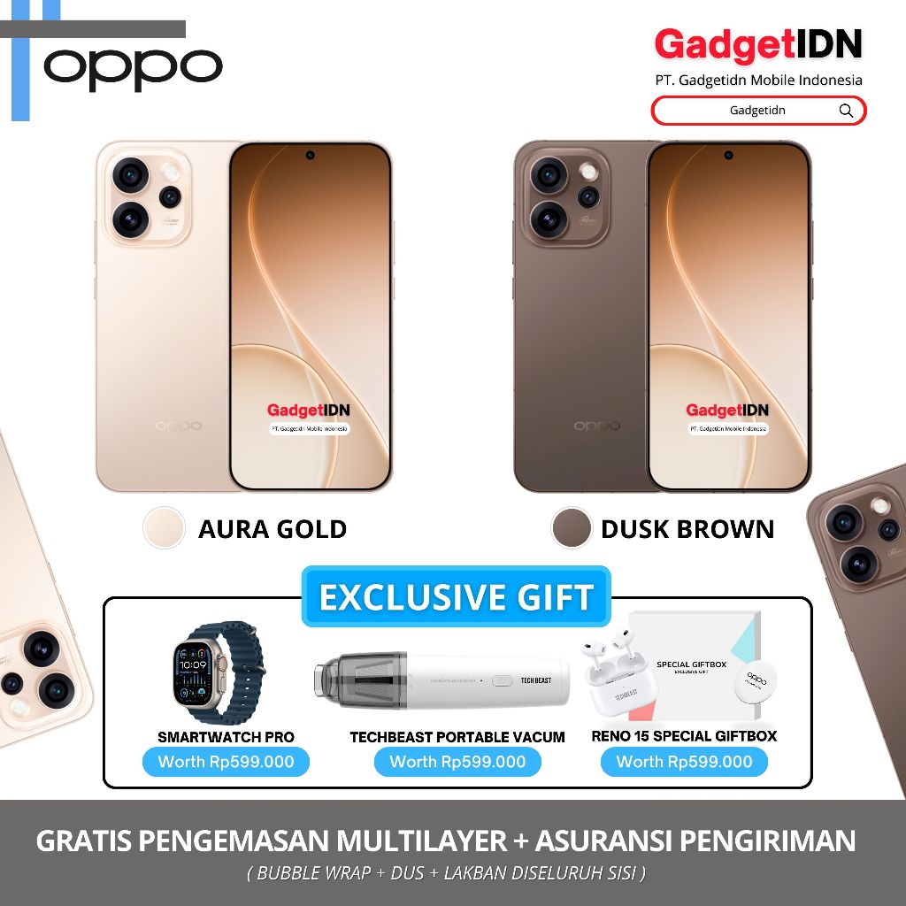 OPPO Reno 15 PRO MAX 5G 12/512GB ( +12GB EXTENDED RAM ) Garansi Resmi OPPO - Gambar 2