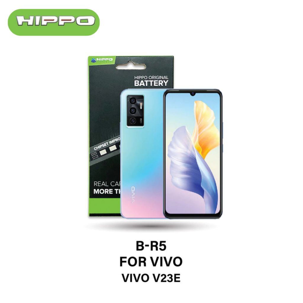 Hippo Baterai B-R5 VIVO V23E 4050mAh Battery Batere Batrai Batre Original Cell Garansi resmi