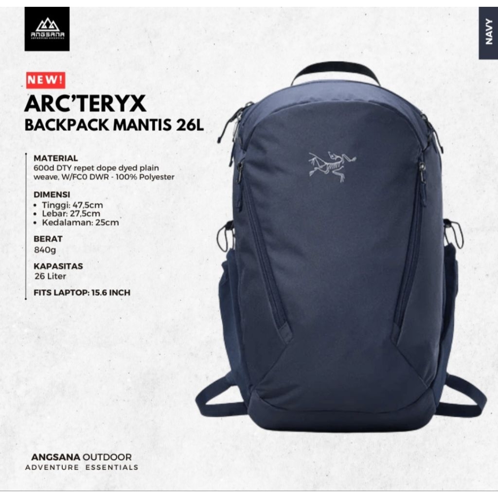 Arcteryx Mantis Series 26 Liter Backpack | Shopee Singapore