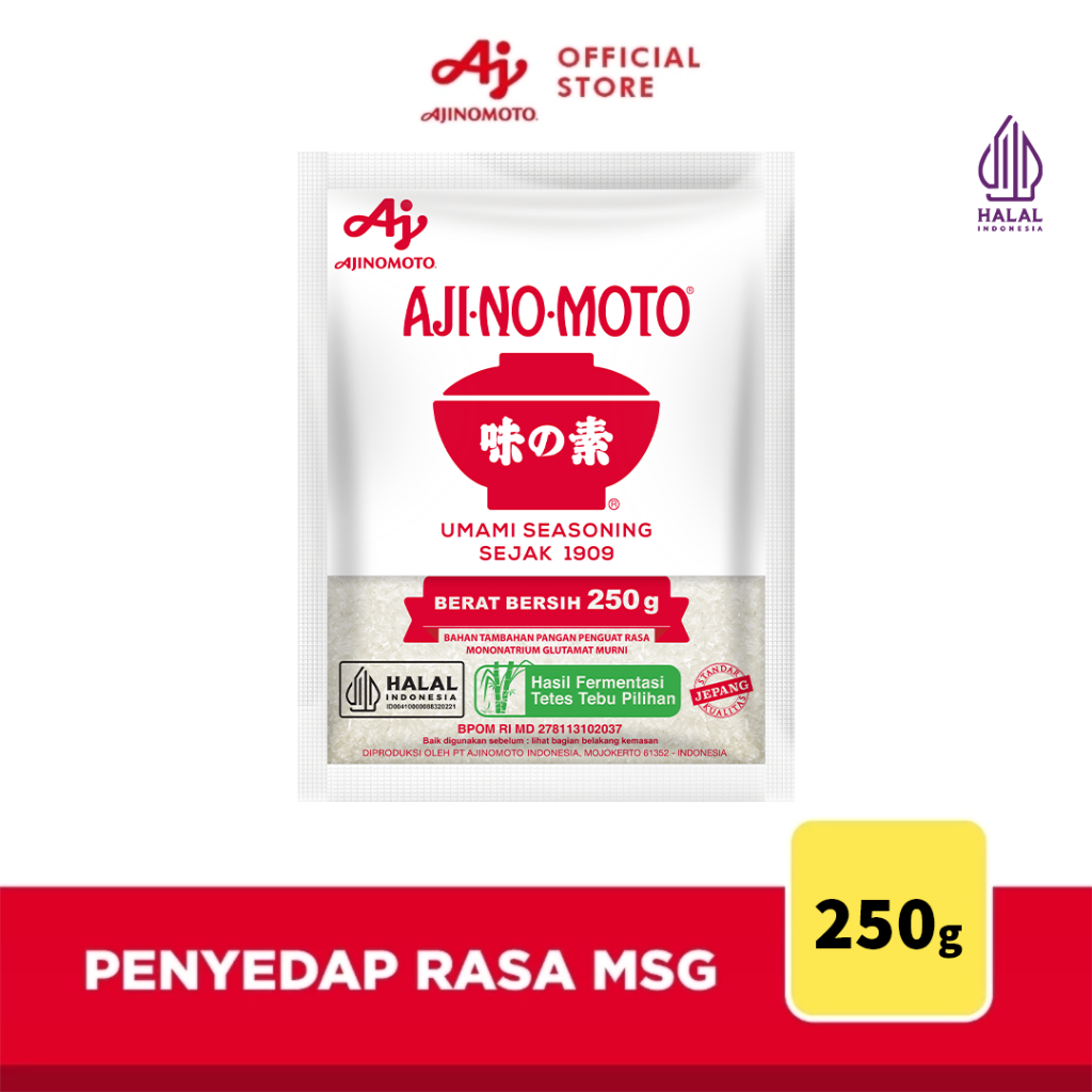 Ajinomoto Penyedap Rasa 250G Kurangi Garam