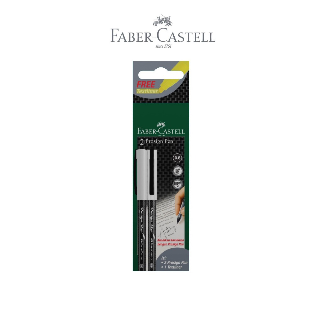 Faber-Castell ProSign Ballpoint Pen Tahan Lama - Gambar 3