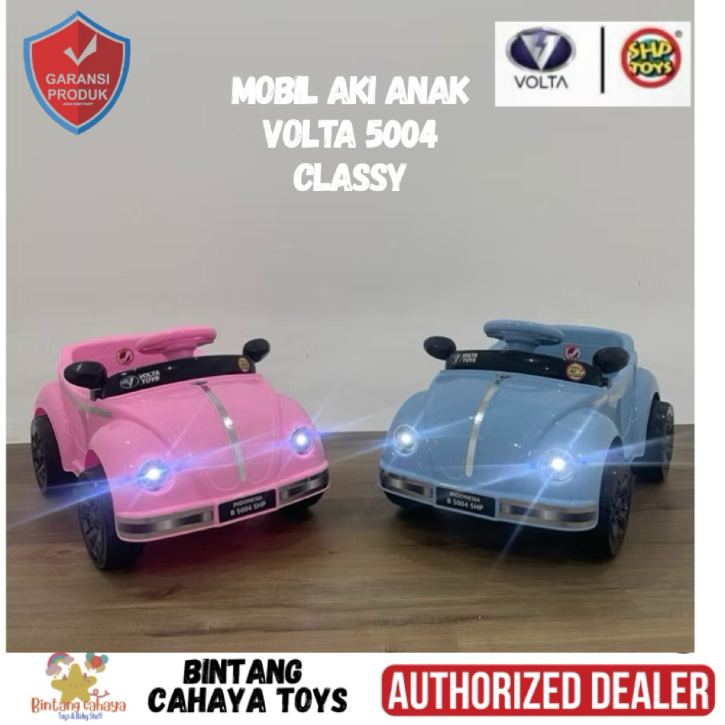 Mobil aki anak Listrik Volta 5004 Classy mobil remote