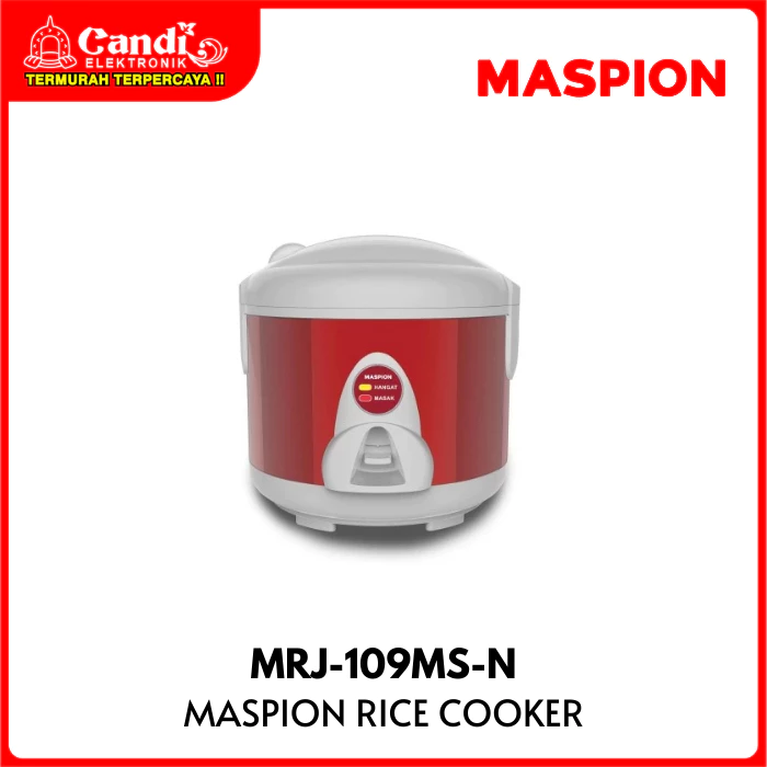 MASPION Rice Cooker 1,2 Liter Stainless Steel MRJ-109MS-N