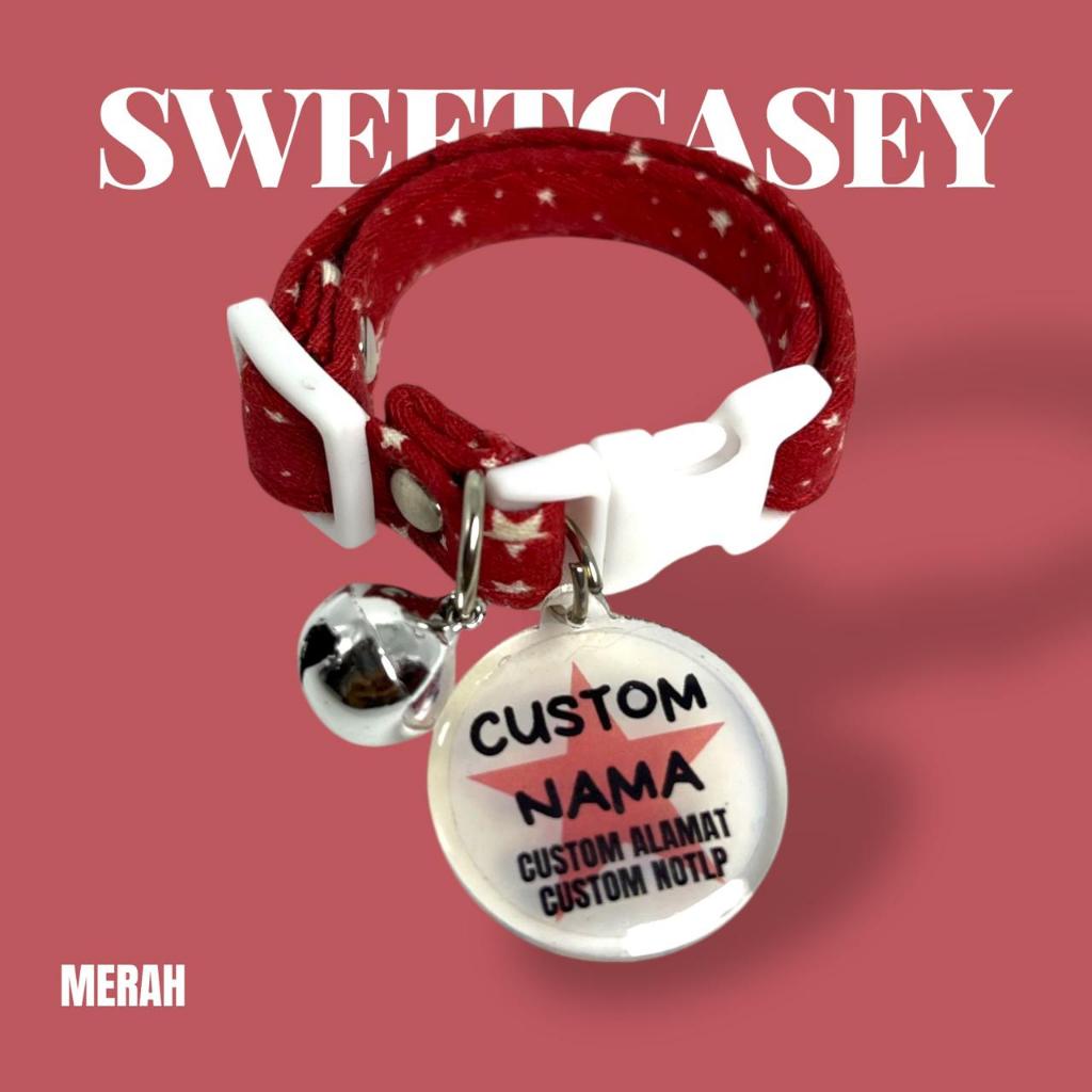 STAR CAT NECKLACE/KALUNG KUCING CUSTOM NAMA/KALUNG KUCING FREE NAMA - Gambar 2