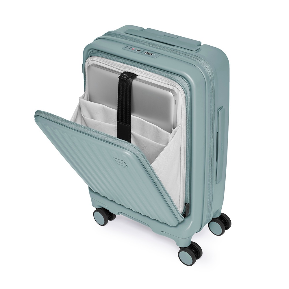 Acer Fashion Koper Polyethylene Barcelona Carry-on Luggage - Aqua Blue - Gambar 4