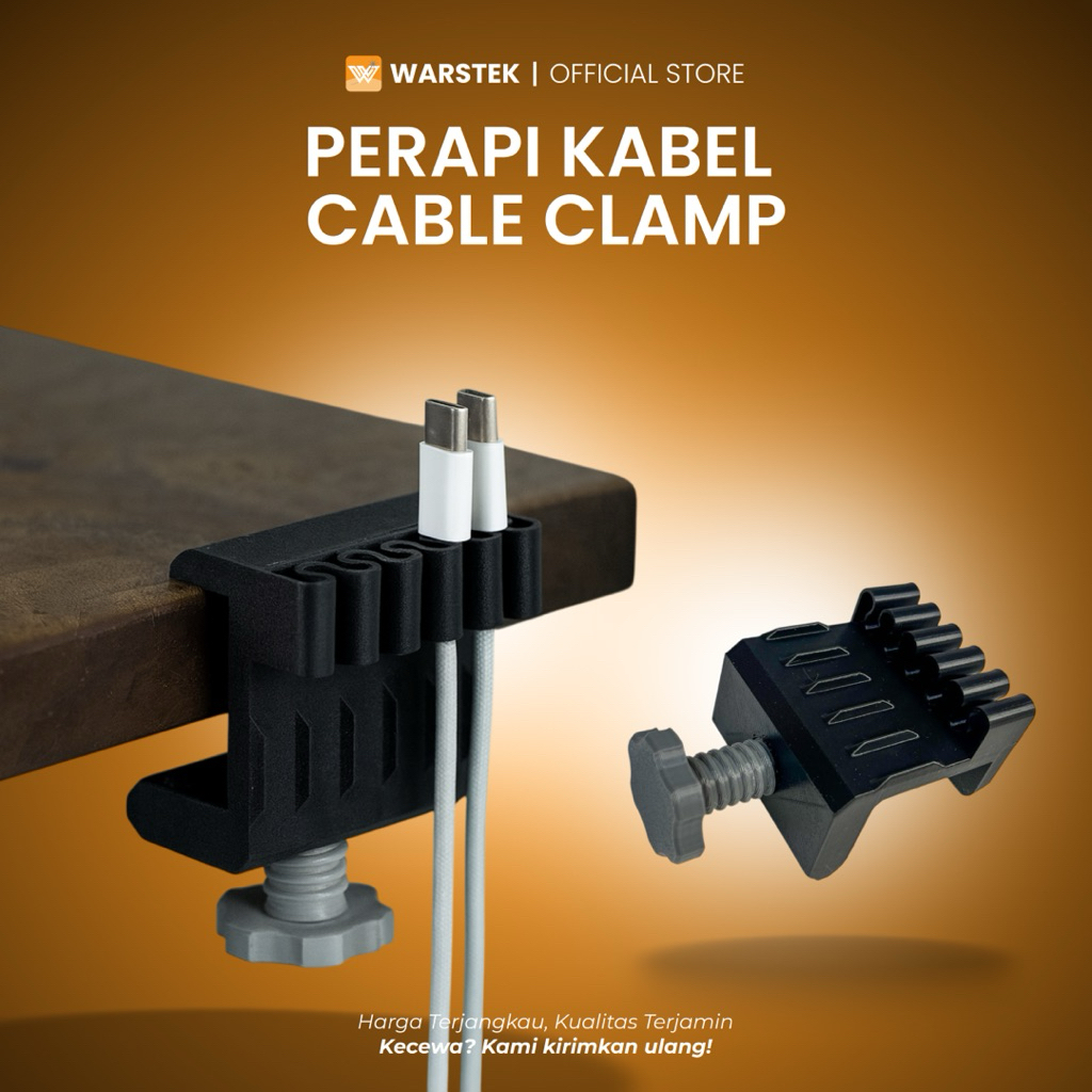 Cable Organizer Laptop/hp USB Table Cable Clamp – Can be used for Thick ...