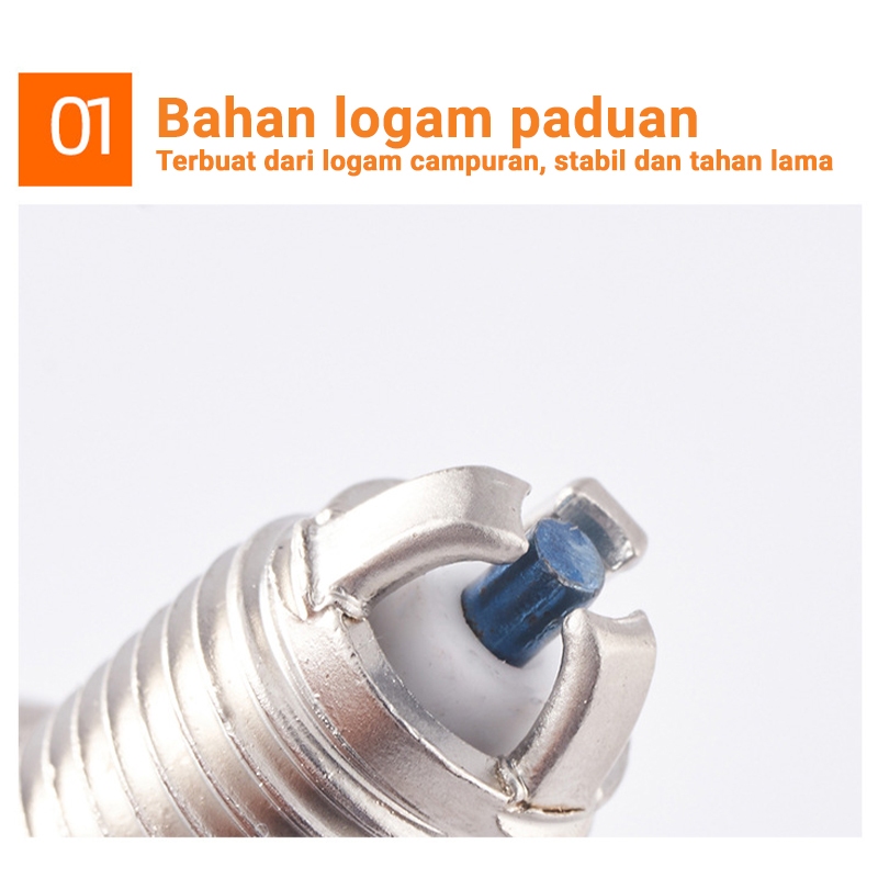 Stok Ready Busi Racing Kaki 3 Drat Pendek Busi Racing Mio Grand Supra X Jupiter Vega Shogun Busi Racing Kaki - Gambar 3