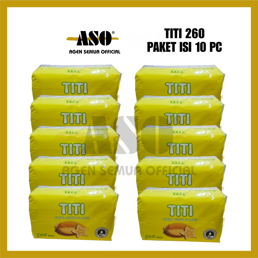 [ PAKET ISI 6 & 10] Tisu Tissue TITI 260 helai PROMO !!!
