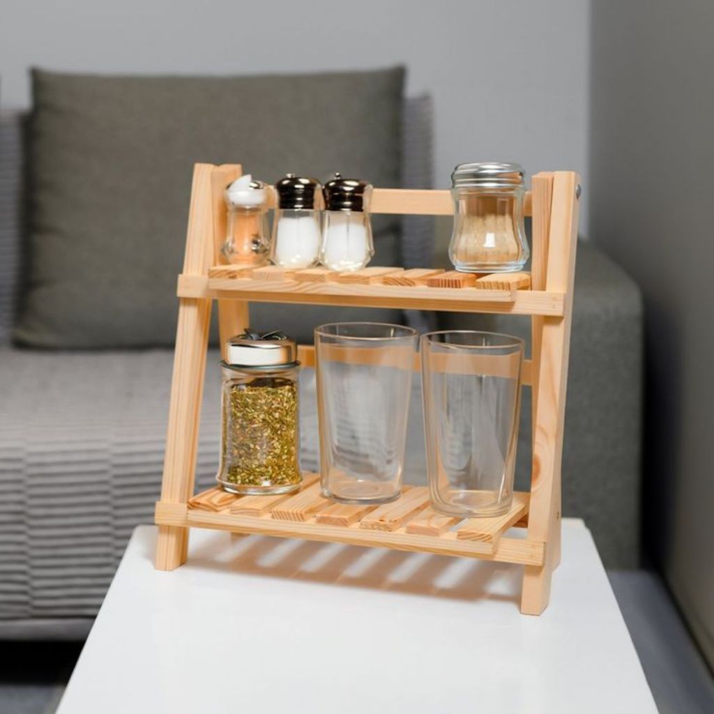 Folding rack ] kitchen spice rack ] multipurpose rack ] cosmetic rack ...