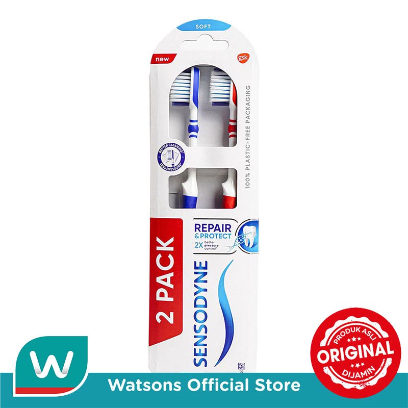 Sensodyne Sikat Gigi Repair & Protect Soft 2'S - Gambar 2
