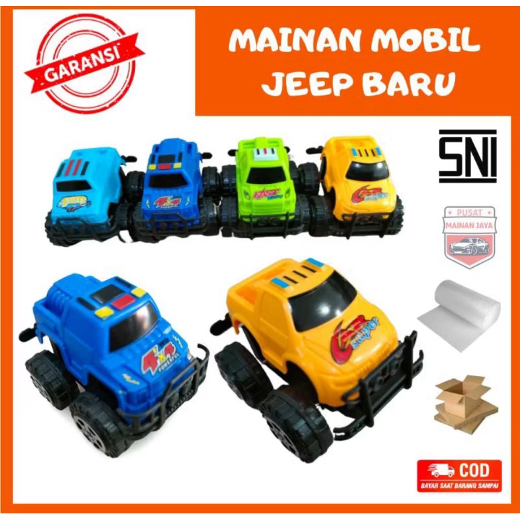 Mainan Mobil Jeep Pullbaack Mainan Edukasi Anak