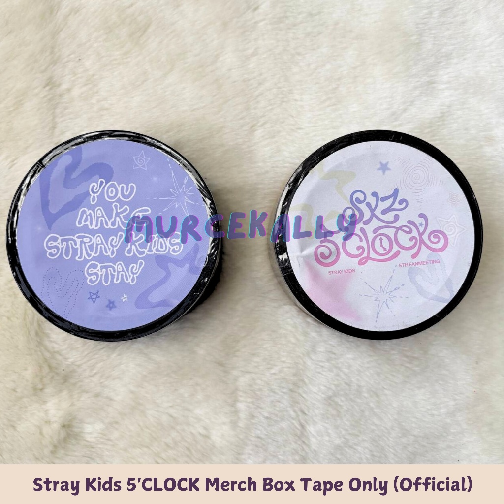 Stray Kids 5'CLOCK Merch Box Tape Only - Official Stray Kids Merch ...
