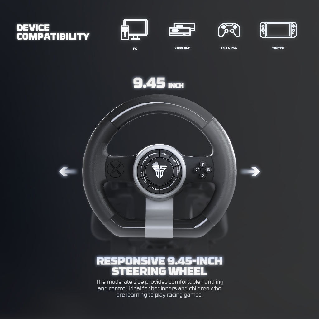 Fantech R2 / R 2 / R-2 Racing Steering Wheel Simulator - Gambar 3