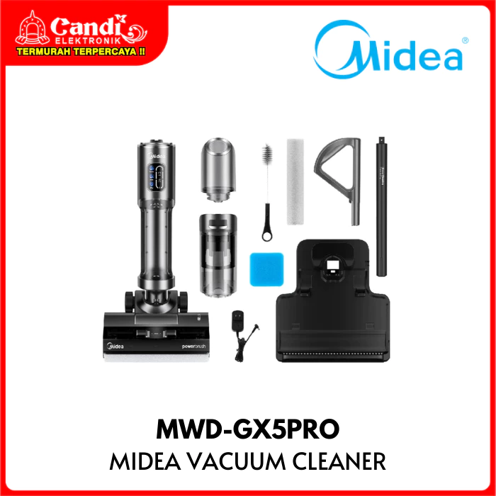 MIDEA Stick Vacuum Cleaner Penyedot Debu Tanpa Kabel MWD-GX5PRO - Gambar 2