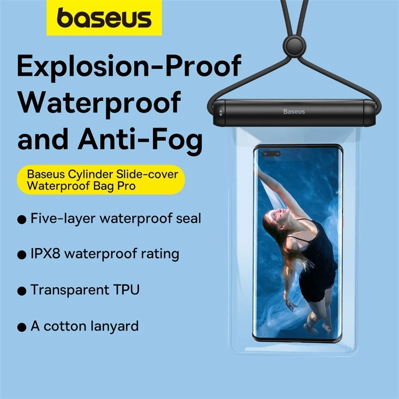 Baseus Water Proof Phone Bag Universal Protection Cover - Gambar 2