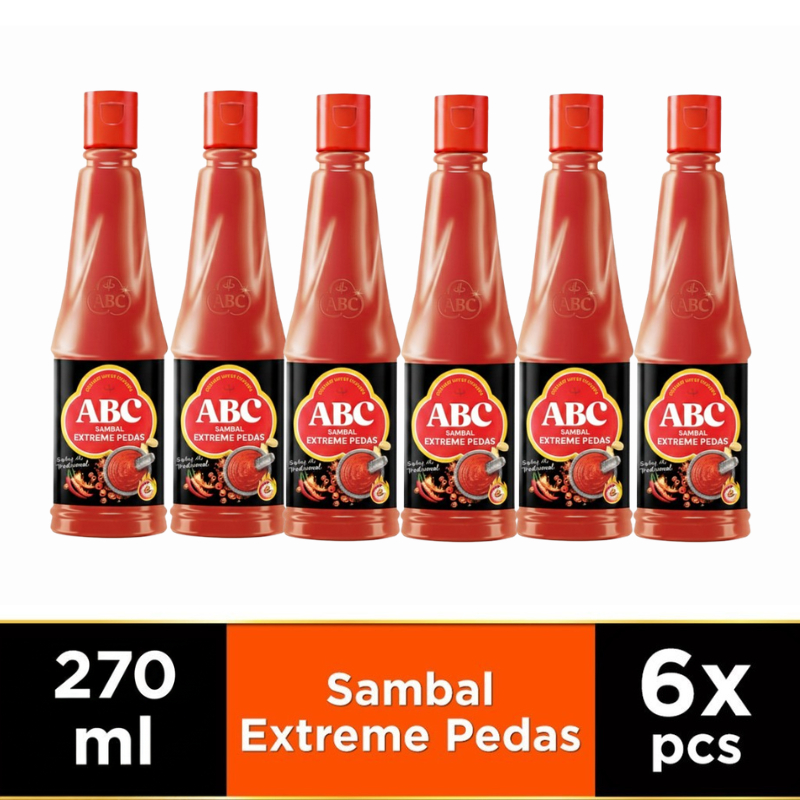 ABC Sambal Extreme Pedas 270ml - Multi Pack 6 pcs