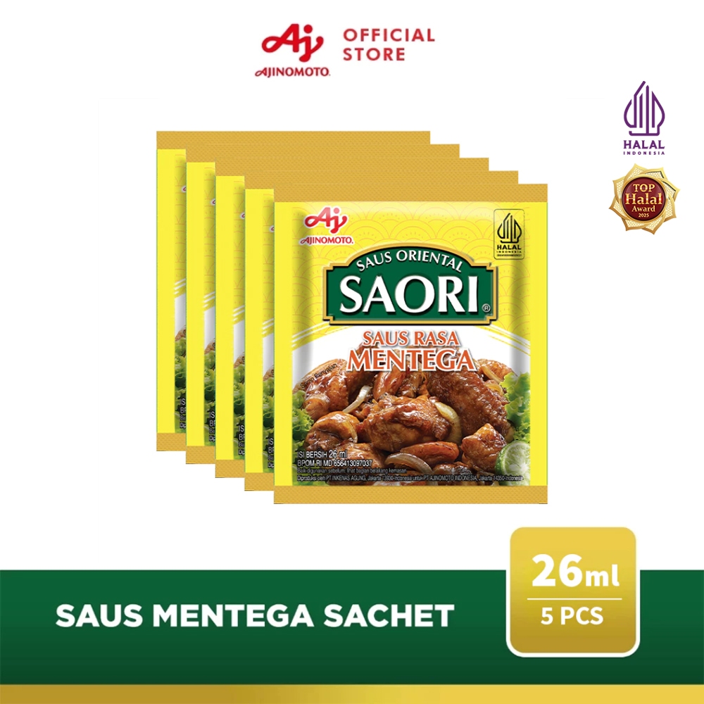Saori Saus Mentega Oriental 5pcs Rasa Gurih