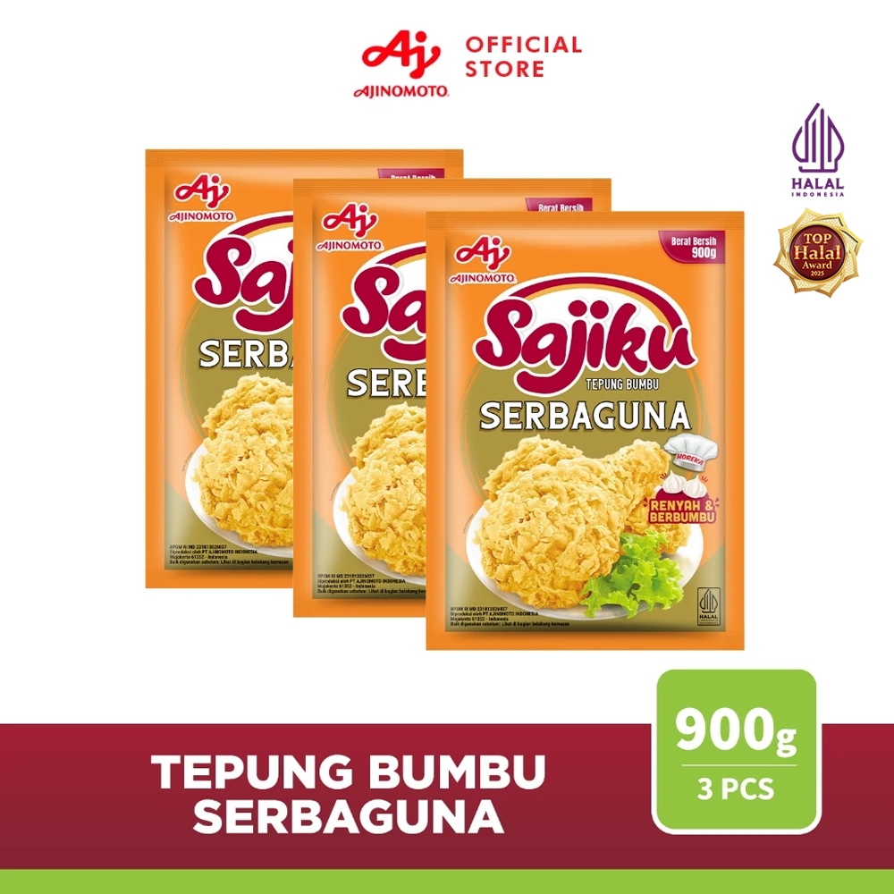 Sajiku Tepung Bumbu 900G 3pcs Renyah Lezat
