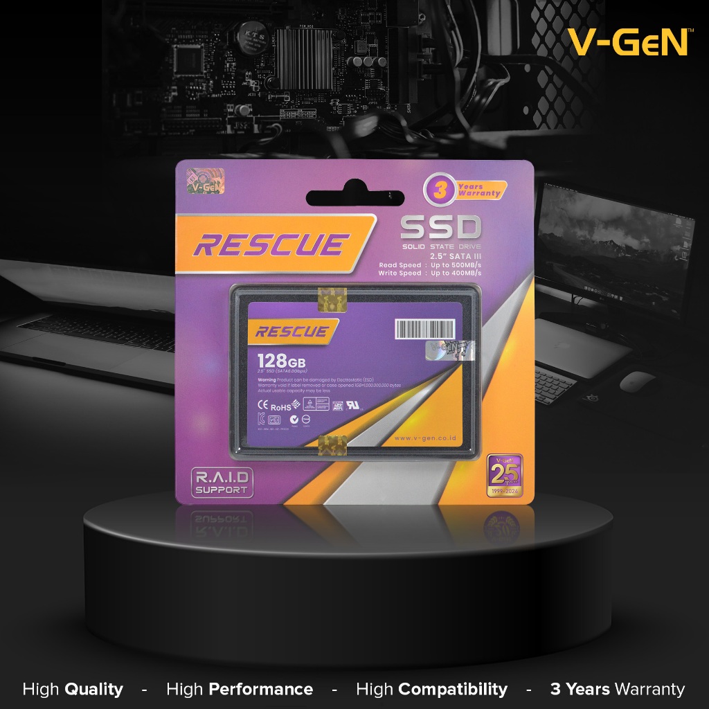 SSD 128GB SATA 3 V-GeN Solid State Drive Internal  128 GB 120GB SATA3 VGEN - Gambar 4