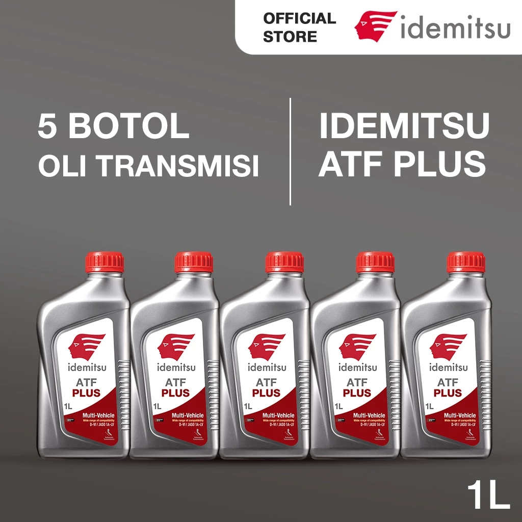 PAKET OLI Idemitsu Multi-Vehicle ATF PLUS 5 BOTOL OLI TRANSMISI
