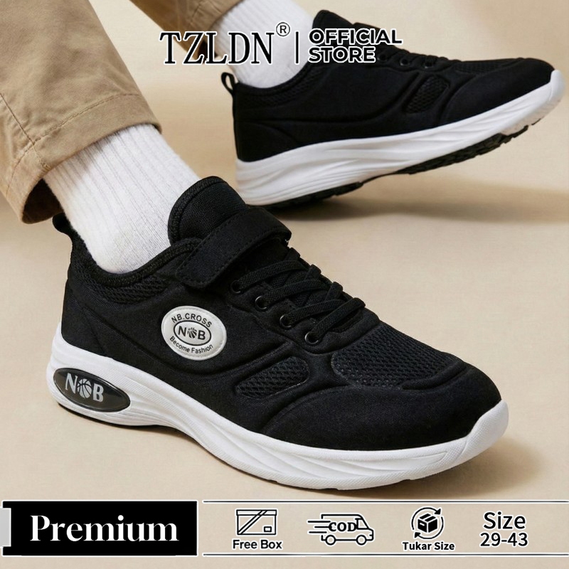 TZLDN Sepatu Sekolah Anak-nak Sepatu Kasual Untuk Anak Laki-laki Dan Perempuan