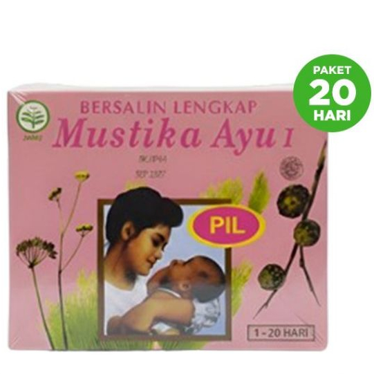 Air Mancur Jamu Pil Bersalin Mustika Ayu 20 Hari - Melahirkan - Gambar 3