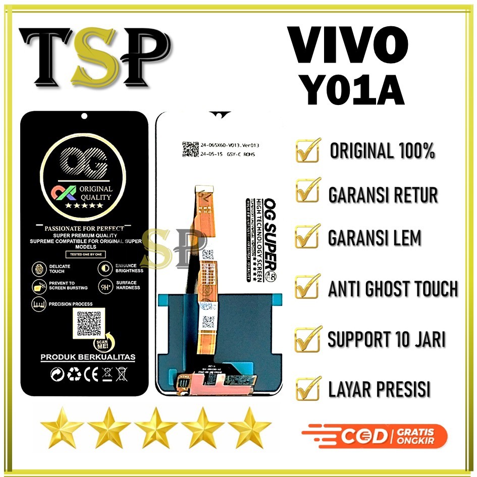 ORIGINAL LCD VIVO Y01A ORIGINAL 100% NEW FULLSET