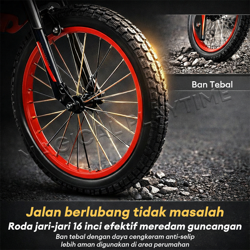 Magical Playtime Sepeda Anak Motor Replika 2-8 Tahun - Gambar 2