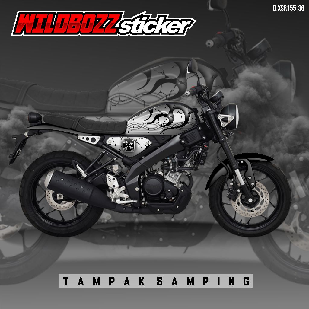 Cool full body xsr 155 motorcycle decal (d.xsr155-36) -wildbozz ...