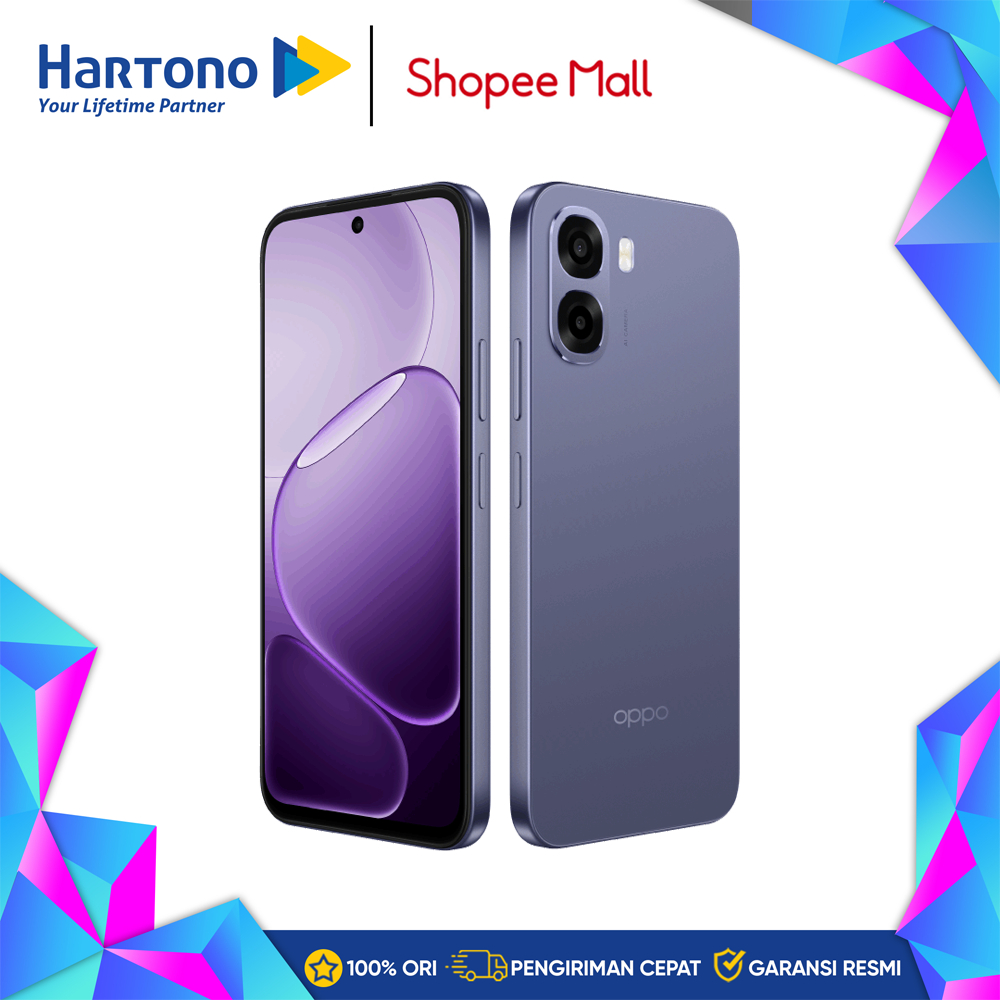 Oppo Smartphone A6x 6/128GB Plum Purple CPH2819_6/128_PP - Gambar 2