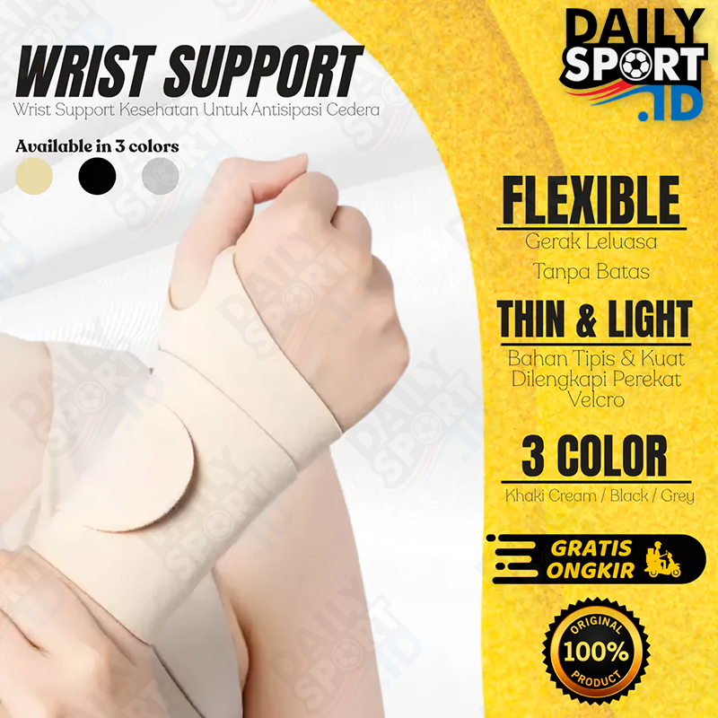 Hand Wristband Arm Wristband Perban Pelindung Lengan Tangan Cedera Bahan Kulit Bernafas