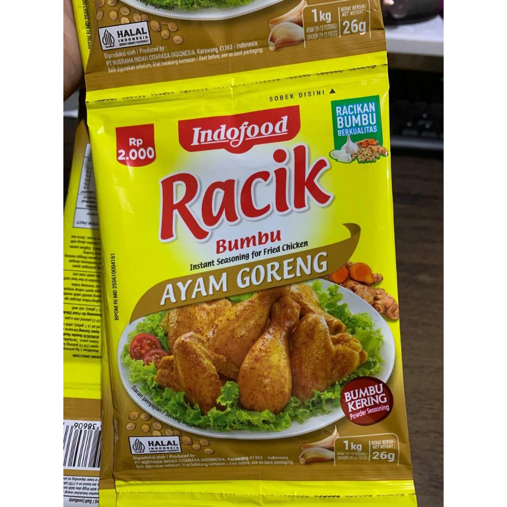 Racik Bumbu Instan Ayam Goreng 26g Indofood - 1 PCS (ECER) - Gambar 2