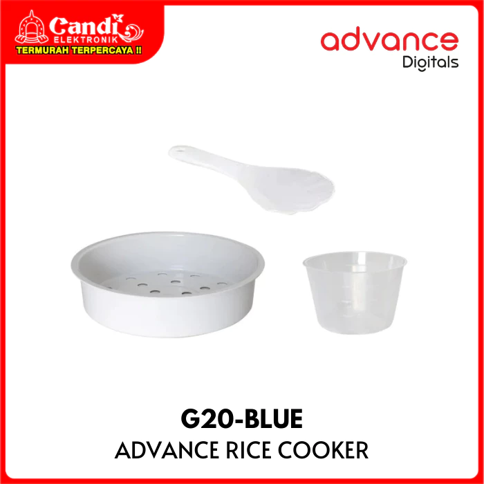 ADVANCE Rice Cooker 1,8 Liter 3in1 Lapisan Panci Anti Lengket G20-BLUE - Gambar 3