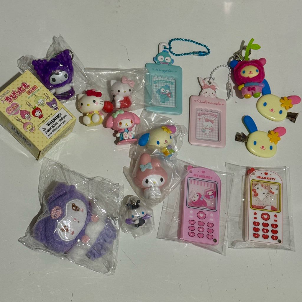 Sanrio Chibitomo Gashapon Figurine Keychain Selected Kuromi Asana My ...