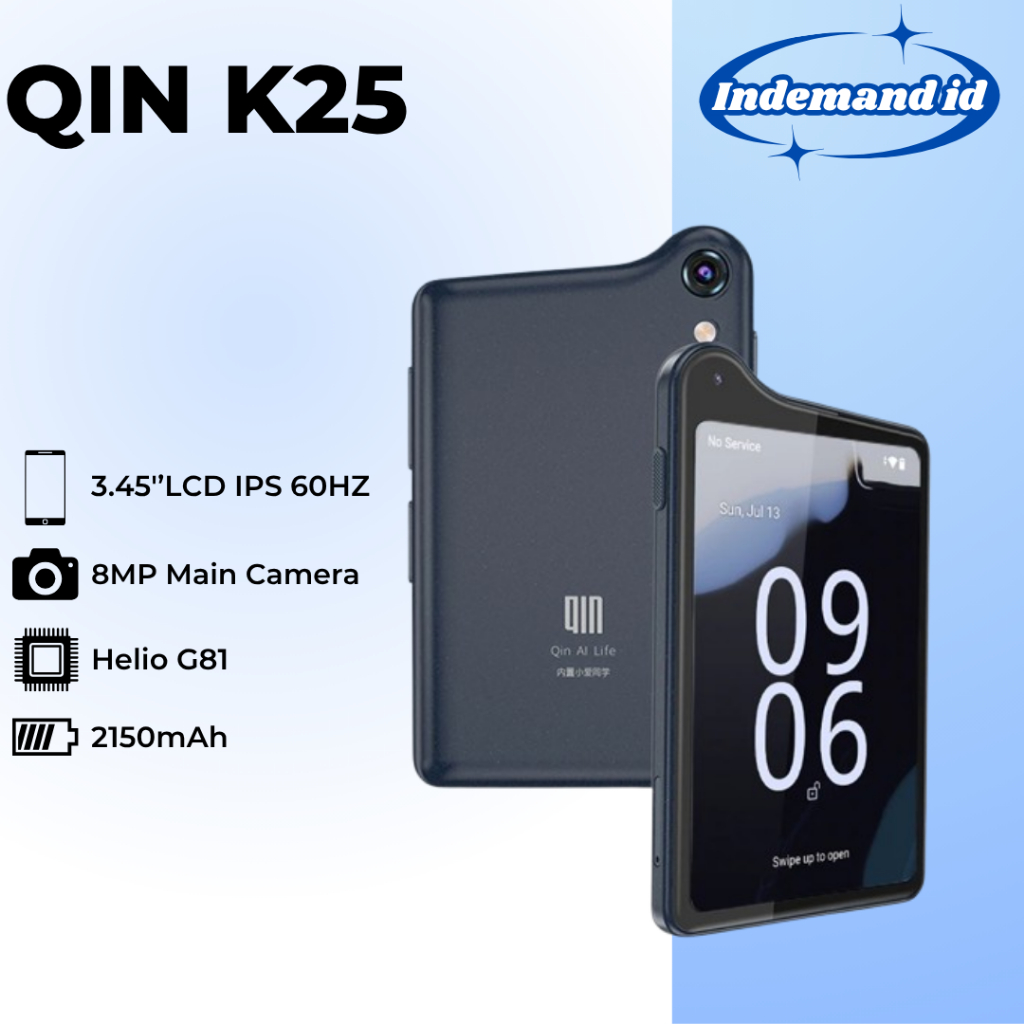 QIN K25 3.45'' 60HZ Helio G81 4GB 128GB 2150mAh