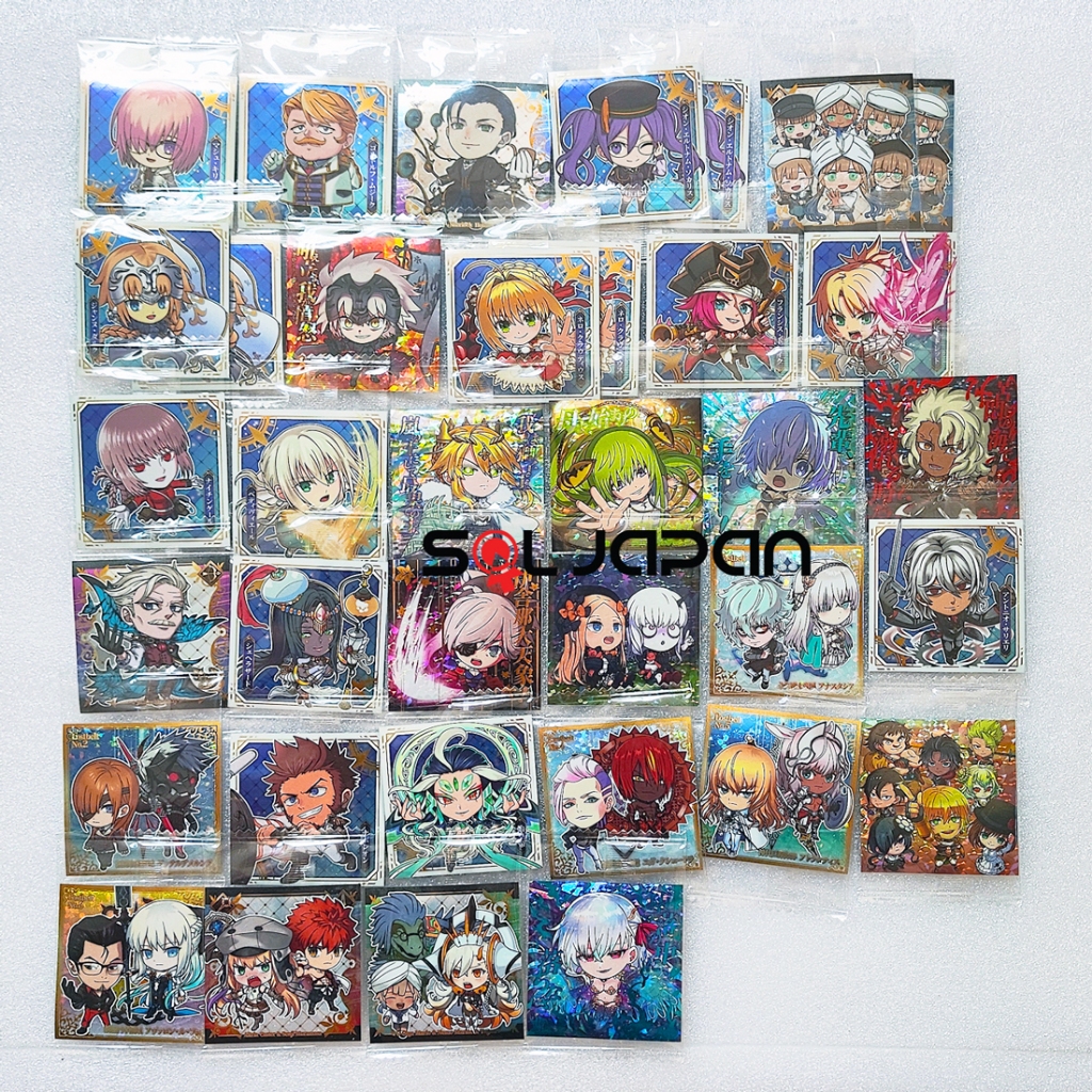 Fate Grand Order FGO Niformation Sticker Mashu Holmes Shion Nemo Jeanne ...