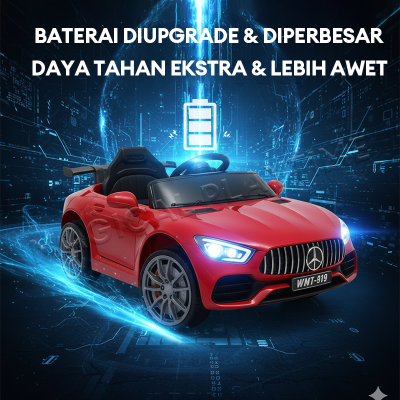 MAGICAL PLAYTIME Mobil Listrik Anak Remote Musik Lampu - Gambar 2