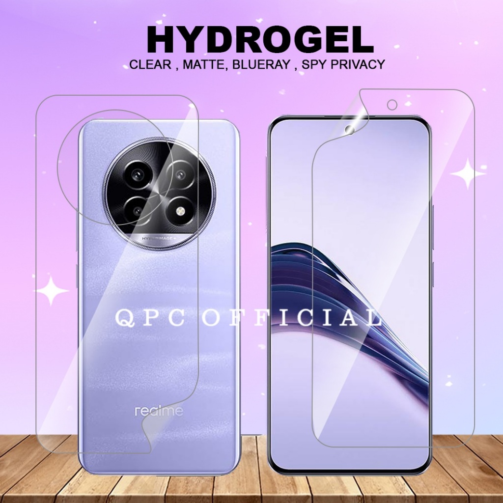 Antigores Hydrogel Realme 12 5G Realme  12 Plus Realme 12 Pro Plus Realme  13 4G Realme 13 Pro Realme 13 Pro Plus Realme 13 Plus Hydrogel Clear / Hydrogel Clear Matte Anti Glare / Anti Blue Matte HYG