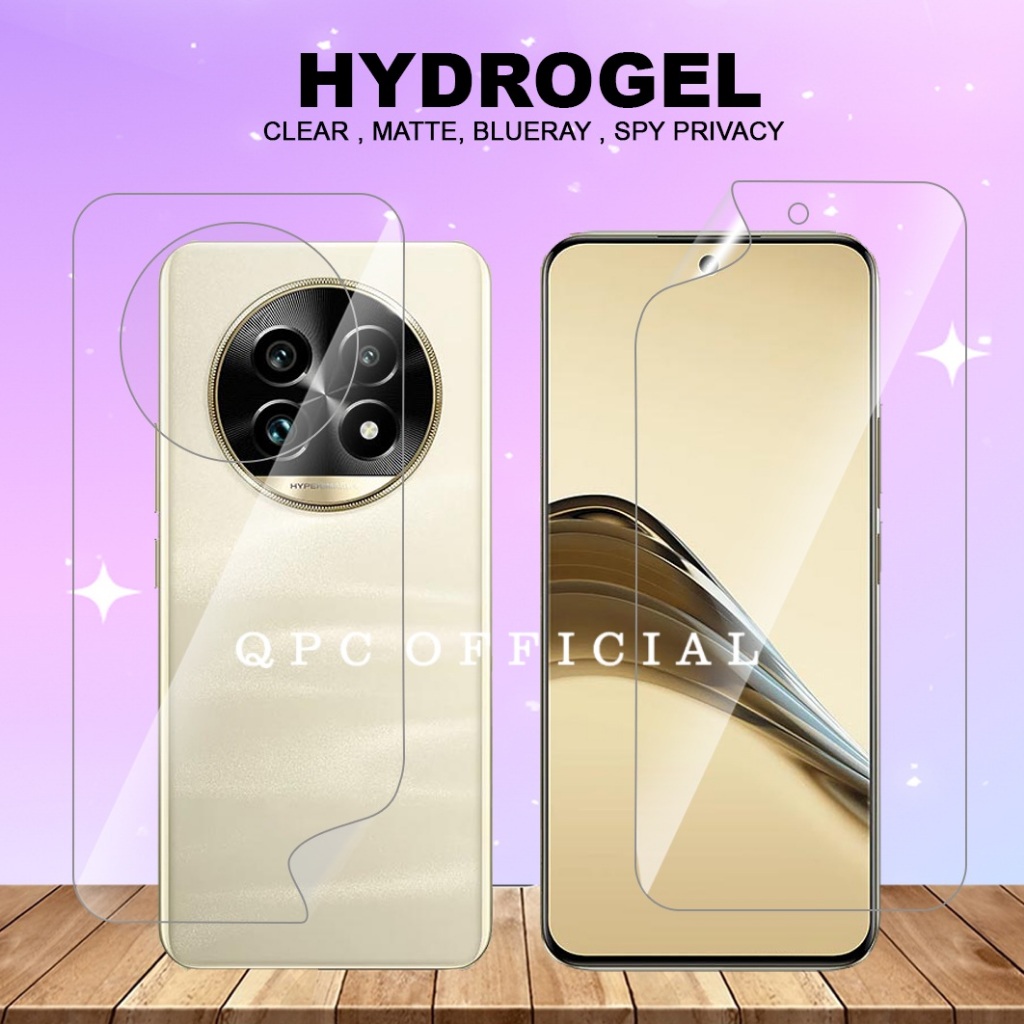 Antigores Hydrogel Realme 12 5G Realme  12 Plus Realme 12 Pro Plus Realme  13 4G Realme 13 Pro Realme 13 Pro Plus Realme 13 Plus Hydrogel Clear / Hydrogel Clear Matte Anti Glare / Anti Blue Matte HYG - Gambar 4