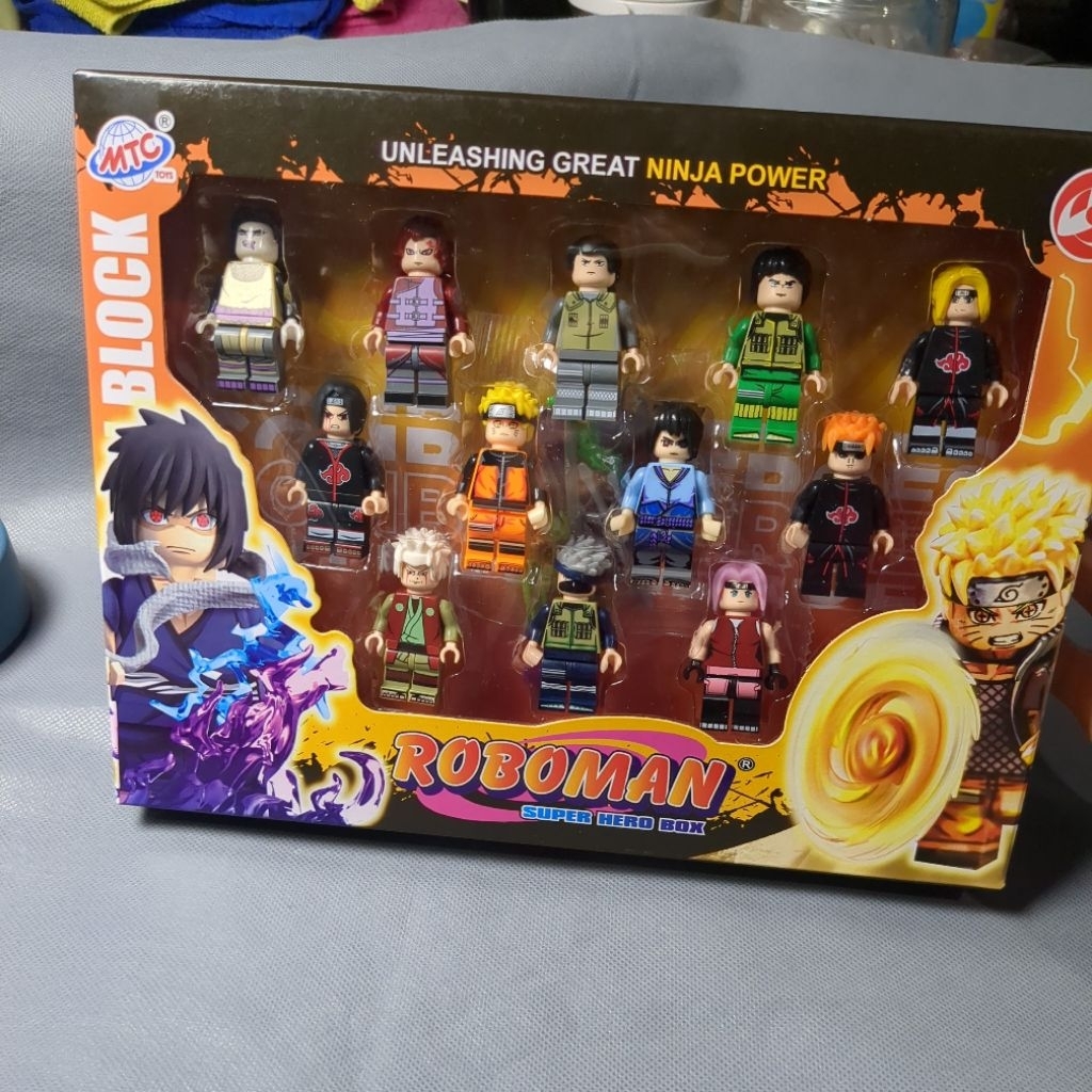 Roboman Naruto Set Box Bricks Super Hero Box | Shopee Singapore